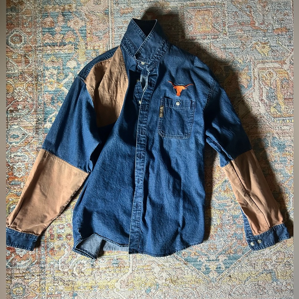 Columbia Texas Longhorns Button Down Shirt - Size M